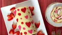 Valentine’s Day Strawberry Roll Cake Valentine’s Day Strawberry Roll Cake