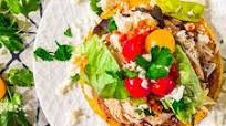 Instant Pot Chicken Tostadas Instant Pot Chicken Tostadas