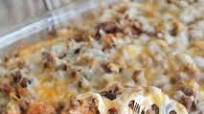Cheesy Beef Enchilada Casserole Cheesy Beef Enchilada Casserole