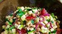 Mediterranean Zucchini and Chickpea Salad Mediterranean Zucchini and Chickpea Salad
