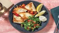Baked Beef & Corn Quesadillas with Salsa & Sour Cream Baked Beef & Corn Quesadillas with Salsa & Sour Cream