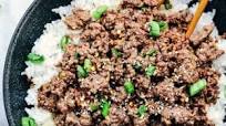 Korean Ground Beef and Rice Bowls Korean Ground Beef and Rice Bowls