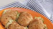 Stuffing-Coated Chicken Stuffing-Coated Chicken