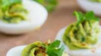 Guacamole Stuffed Eggs Guacamole Stuffed Eggs