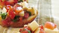 Three Cheese Bruschetta Three Cheese Bruschetta
