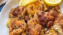 Air Fryer Lemon Pepper Chicken Thighs: Whole30, Paleo, Keto, GF Air Fryer Lemon Pepper Chicken Thighs: Whole30, Paleo, Keto, GF