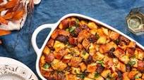 Karen Rankin's Italian Sausage Dressing with Marsala-Mushroom Gravy Karen Rankin's Italian Sausage Dressing with Marsala-Mushroom Gravy