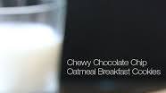 Chewy Chocolate Chip Oatmeal Breakfast Cookie Chewy Chocolate Chip Oatmeal Breakfast Cookie