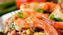 Shrimp and Wild Rice Skillet Shrimp and Wild Rice Skillet