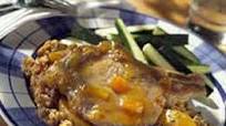 Peach-Glazed Pork Chops Peach-Glazed Pork Chops