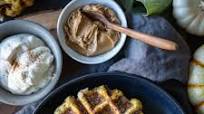 Pumpkin Belgian Waffles Pumpkin Belgian Waffles