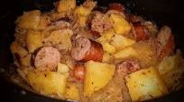 Slow cooked Healthy kielbasa, sauerkraut & flavor Slow cooked Healthy kielbasa, sauerkraut & flavor