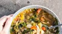 Chicken and Spaghetti Squash Soup Chicken and Spaghetti Squash Soup