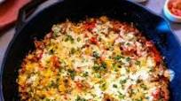 Cheesy Ground Beef Taco Skillet (Keto, Low-Carb) Cheesy Ground Beef Taco Skillet (Keto, Low-Carb)