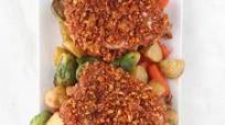Sheet Pan Pecan Crusted Pork Chops With Balsamic Veggies Sheet Pan Pecan Crusted Pork Chops With Balsamic Veggies