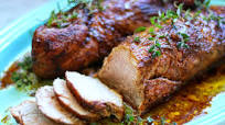 Grilled Pork Tenderloin with Balsamic Honey Glaze Grilled Pork Tenderloin with Balsamic Honey Glaze