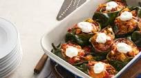 Beef and Plantain Chiles Rellenos Beef and Plantain Chiles Rellenos