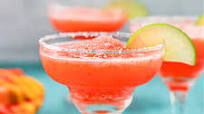 Easy Frozen Strawberry Lime Margaritas Easy Frozen Strawberry Lime Margaritas