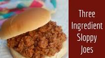 Three Ingredient Sloppy Joes Three Ingredient Sloppy Joes