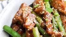 Keto Sesame Pork and Green Beans Keto Sesame Pork and Green Beans