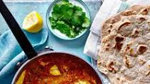 Sea Bass Coconut Curry with Paratha Sea Bass Coconut Curry with Paratha