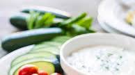Baked Zucchini Fritters with Ranch Tzatziki Baked Zucchini Fritters with Ranch Tzatziki