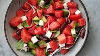 Greek-Style Watermelon Salad Greek-Style Watermelon Salad