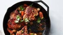 Skillet Pork Chops with Peas, Carrots & Pearl Onions Skillet Pork Chops with Peas, Carrots & Pearl Onions