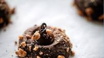 Stefano Faita's hazelnut and cocoa thumbprint cookies Stefano Faita's hazelnut and cocoa thumbprint cookies