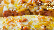 Cheesy Garlic and Brown Sugar Pork Chops Cheesy Garlic and Brown Sugar Pork Chops