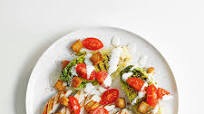 Griddled lettuce Caesar salad Griddled lettuce Caesar salad