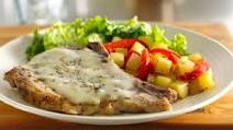 Cheesy Italian Pork Chops with Vegetables Cheesy Italian Pork Chops with Vegetables