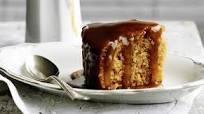 Caramel banana steamed pudding Caramel banana steamed pudding