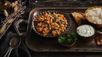 Chana Masala with Butternut Squash & Greek Yogurt Raita Chana Masala with Butternut Squash & Greek Yogurt Raita