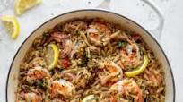One Pot Garlic Butter Shrimp and Orzo One Pot Garlic Butter Shrimp and Orzo