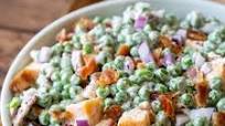 Creamy Pea Salad Recipe Creamy Pea Salad Recipe