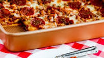 Sausage and Pepperoni Layered Pizza Bake (Low-Carb or Keto) Sausage and Pepperoni Layered Pizza Bake (Low-Carb or Keto)