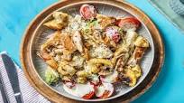 Chicken Caesar Salad with Charred Baby Gem Chicken Caesar Salad with Charred Baby Gem