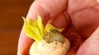 Bloody Mary Deviled Eggs Bloody Mary Deviled Eggs