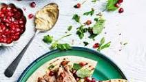 Lebanese Pork & Pomegranate Flatbreads Lebanese Pork & Pomegranate Flatbreads