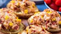 Tuna Stuffed Baked Potatoes Tuna Stuffed Baked Potatoes