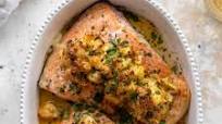 Crab Topped Salmon Crab Topped Salmon