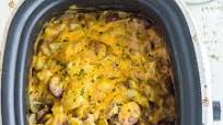 Slow Cooker Sausage & Potatoes Slow Cooker Sausage & Potatoes