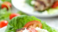 Feta Gyro Burgers with Tzatziki Sauce Feta Gyro Burgers with Tzatziki Sauce