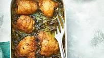 Coconut & turmeric baked chicken thighs Coconut & turmeric baked chicken thighs