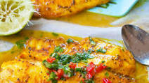 Turmeric Baked Tilapia Turmeric Baked Tilapia