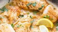 Buttered Cod Fish Recipe (Video) Buttered Cod Fish Recipe (Video)