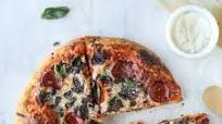 Truffled Mushroom Bacon Pepperoni Pizza Truffled Mushroom Bacon Pepperoni Pizza