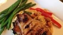 Grilled Asian Pork Chop with Peanut Sauce Grilled Asian Pork Chop with Peanut Sauce