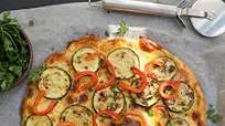 Cauliflower pizza crust - without dairy! Cauliflower pizza crust - without dairy!